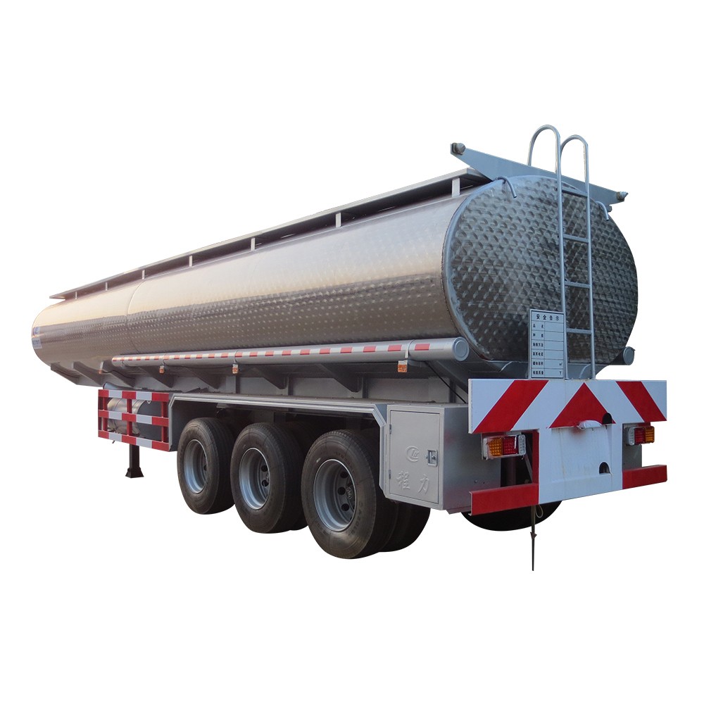 60000 Liters Hindi Kinakalawang na Asero Fuel Tank Semitrailer