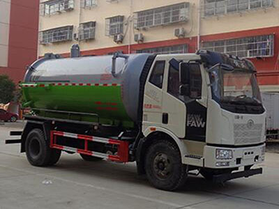国六解放J6吸污车（13方）