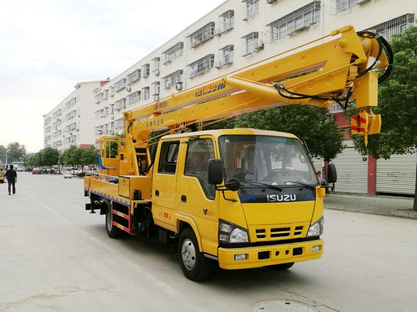 五十铃双排国六16米高空作业车