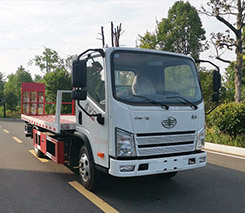 国六解放蓝牌清障车