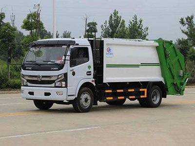 国六东风凯普特8方压缩垃圾车
